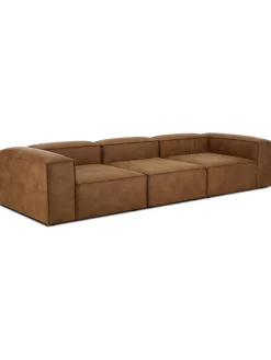 Sofa Modular De Cuero Reciclado Lennon (4 Plazas)
