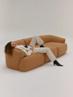 Sofa Modular En Tejido Boucle Sofia (3 Plazas)