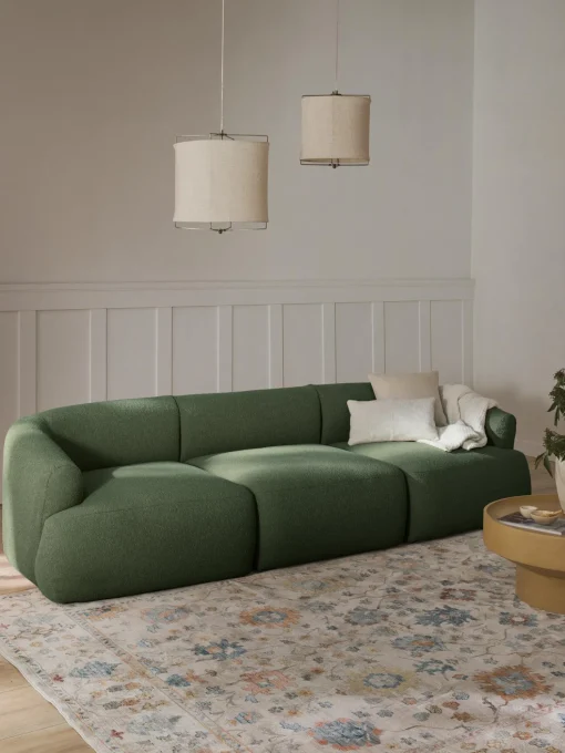 Sofa Modular En Tejido Boucle Sofia (3 Plazas)
