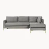 Sofa Rinconera Cama De Terciopelo Luna (3 Plazas), Con Colchon