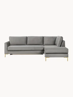 Sofa Rinconera Cama De Terciopelo Luna (3 Plazas), Con Colchon