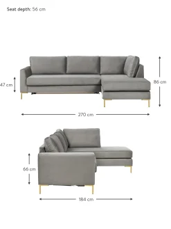 Sofa Rinconera Cama De Terciopelo Luna (3 Plazas), Con Colchon