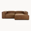Sofa Rinconera Modular De Cuero Lennon