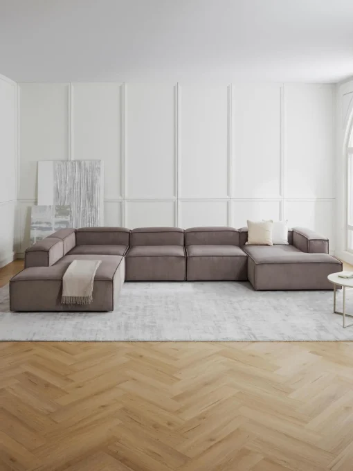 Sofa Rinconera Modular De Pana Lennon