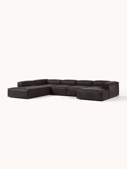 Sofa Rinconera Modular De Cuero Reciclado Lennon