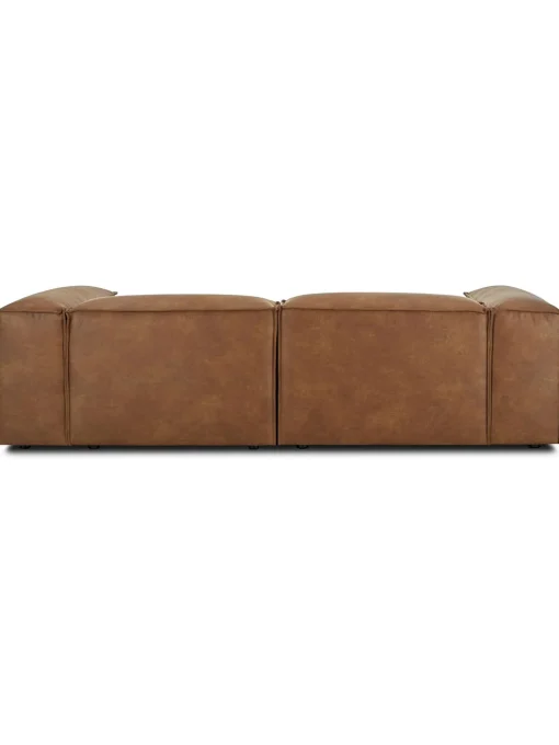 Sofa Rinconera Modular De Cuero Lennon