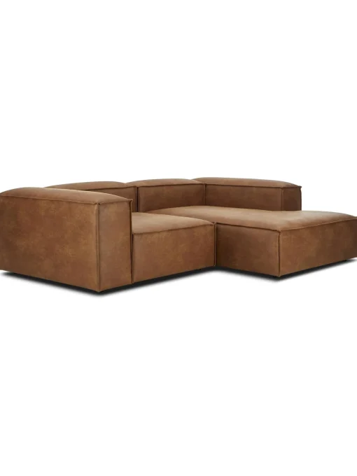 Sofa Rinconera Modular De Cuero Lennon