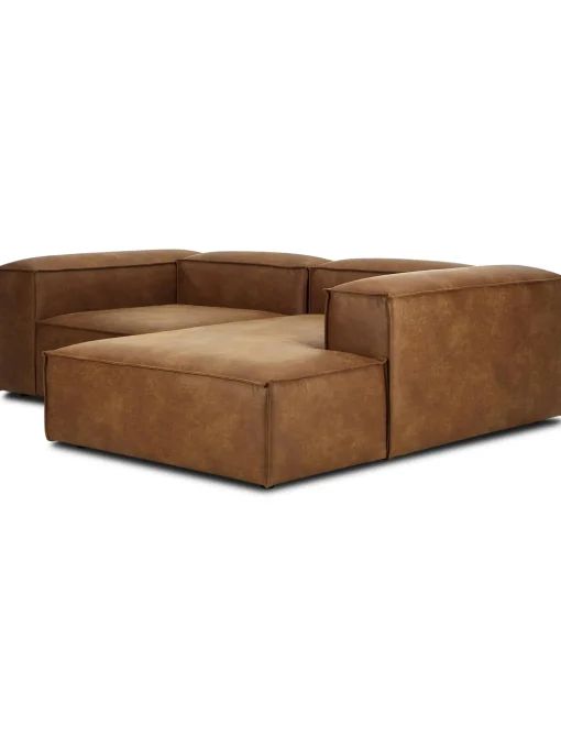 Sofa Rinconera Modular De Cuero Lennon