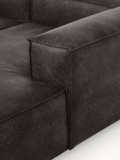 Sofa Rinconera Modular De Cuero Reciclado Lennon