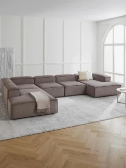 Sofa Rinconera Modular De Pana Lennon