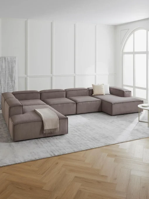 Sofa Rinconera Modular De Pana Lennon