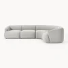 Sofa Rinconera Modular En Tejido Boucle Sofia (4 Plazas)