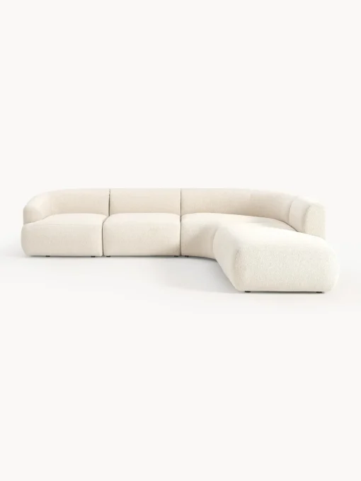 Sofa Rinconera Modular En Tejido Boucle Sofia (4 Plazas)