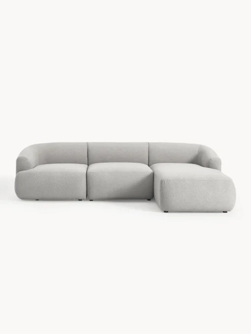 Sofa Rinconera Modular En Tejido Boucle Sofia (3 Plazas)