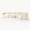 Sofa Rinconera Modular En Tejido Boucle Sofia (4 Plazas)
