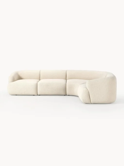 Sofa Rinconera Modular En Tejido Boucle Sofia (4 Plazas)