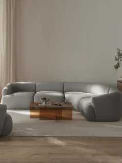 Sofa Rinconera Modular En Tejido Boucle Sofia (4 Plazas)
