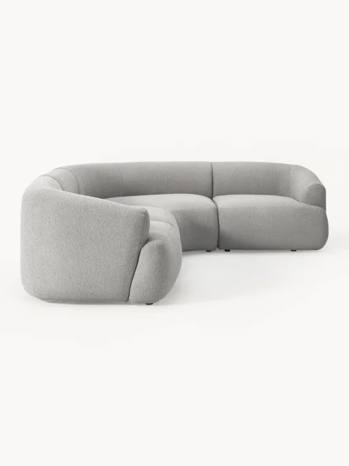 Sofa Rinconera Modular En Tejido Boucle Sofia (4 Plazas)