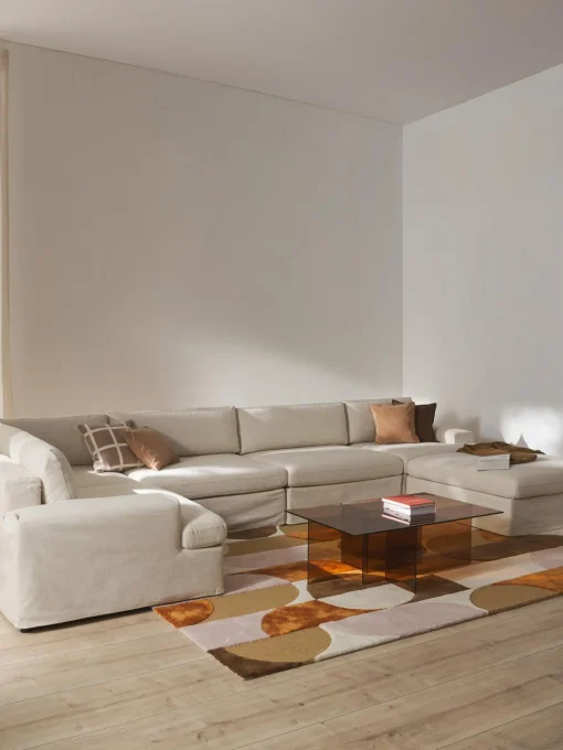 Sofa Rinconera Modular Russell, Desenfundable