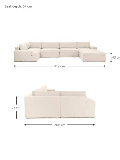 Sofa Rinconera Modular Russell, Desenfundable