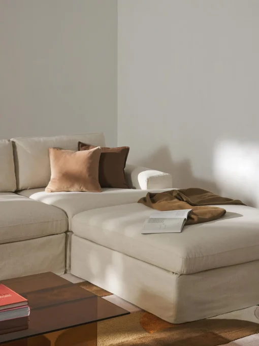 Sofa Rinconera Modular Russell, Desenfundable
