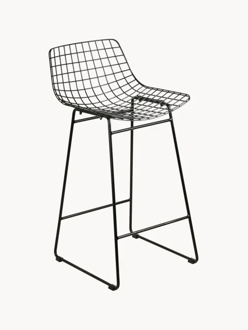 Taburete Alto De Metal Wire
