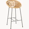 Taburete Alto De Ratan Yonne