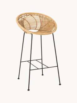Taburete Alto De Ratan Yonne