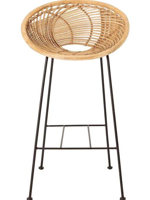 Taburete Alto De Ratan Yonne