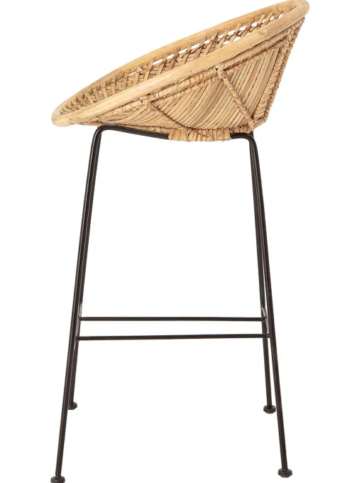 Taburete Alto De Ratan Yonne