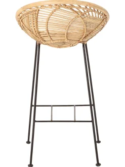 Taburete Alto De Ratan Yonne