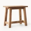 Taburete De Madera De Teca Lawas