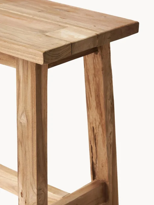 Taburete De Madera De Teca Lawas