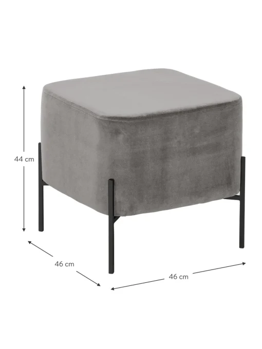Taburete De Terciopelo Harper