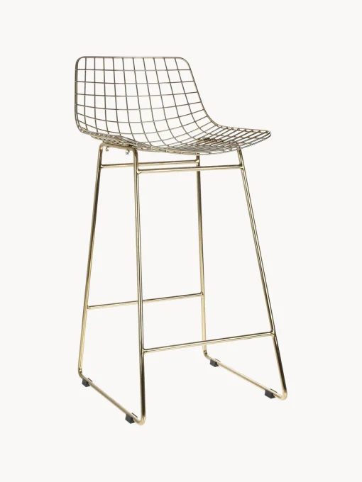 Taburetes Alto De Metal Wire, 2 Uds.