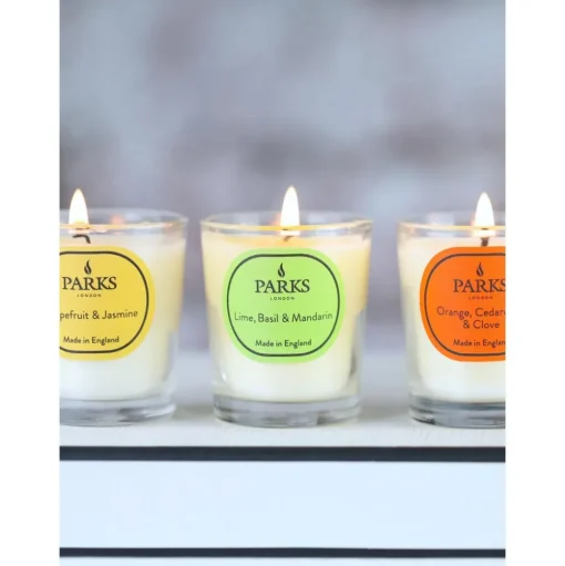 Vela Perfumada Aromatherapy (Lima, Albahaca Y Mandarina)