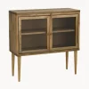 Vitrina De Vidrio Y Madera De Haya Betty