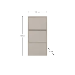 Zapatero De Pared Caruso, Puertas Abatibles