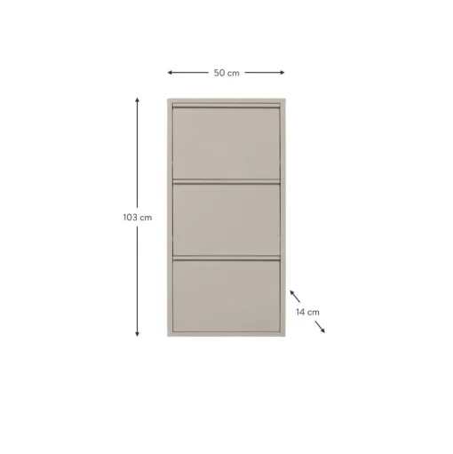 Zapatero De Pared Caruso, Puertas Abatibles