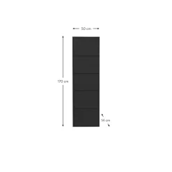 Zapatero De Pared Caruso, Puertas Abatibles