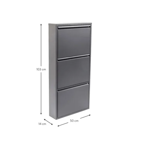 Zapatero De Pared Caruso, Puertas Abatibles